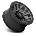 Felga aluminiowa D825 TRACTION Matte Gunmetal W/ Black Ring FUEL - 3