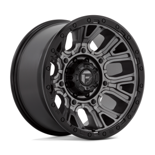 Felga aluminiowa D825 TRACTION Matte Gunmetal W/ Black Ring FUEL