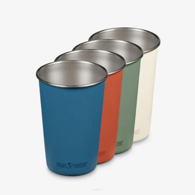 Zestaw kubków turystycznych 4 szt stal nierdzewna 473ml Klean Kanteen