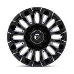 Felga aluminiowa D828 QUAKE Gloss Black Milled FUEL - 2