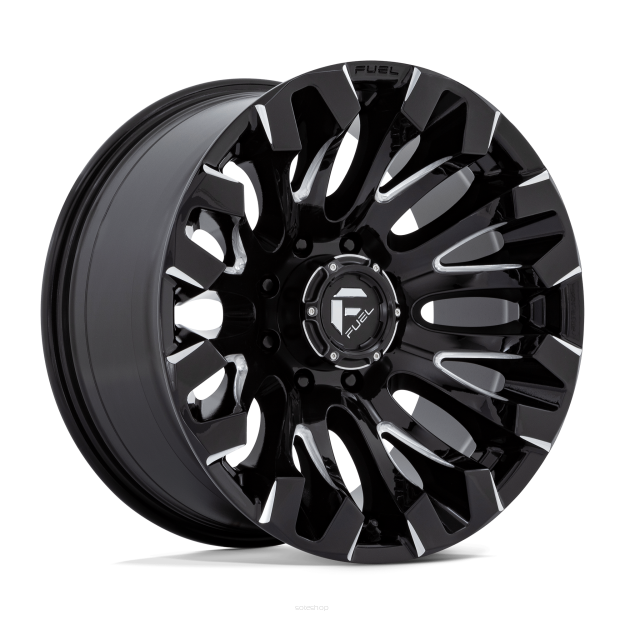 Felga aluminiowa D828 QUAKE Gloss Black Milled FUEL