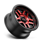 Felga aluminiowa KM540 RECON Gloss Black Machined W/ Red Tint KMC - 2