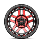 Felga aluminiowa KM540 RECON Gloss Black Machined W/ Red Tint KMC - 3