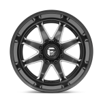 Felga aluminiowa D749 HAMMER Gloss Black Milled FUEL - 3