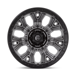 Felga aluminiowa D825 TRACTION Matte Gunmetal W/ Black Ring FUEL - 2