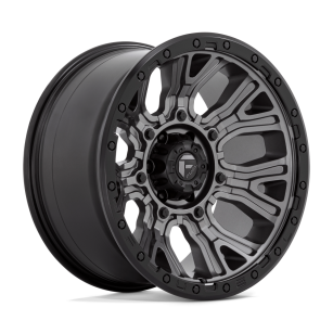 Felga aluminiowa D825 TRACTION Matte Gunmetal W/ Black Ring FUEL