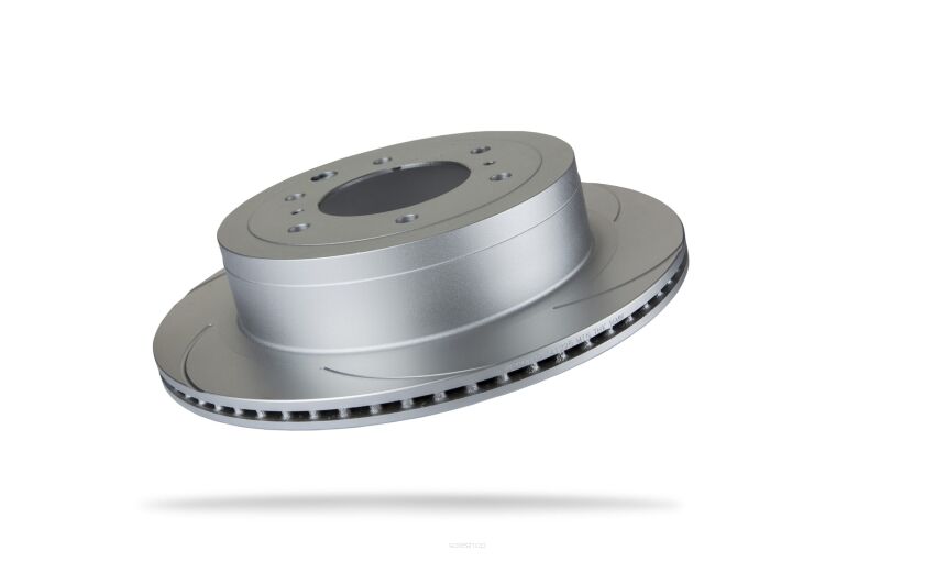 Pedders Slotted Geomet Coated Rotor