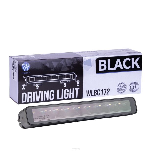 Led Bar z funkcją świateł pozycyjnych M-TECH BLACK SERIES 9x5W LED 12-48V 45W 11,2