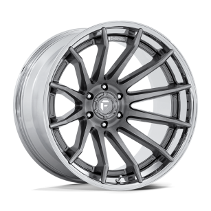 Felga aluminiowa FC403 BURN Platinum W/ Chrome Lip FUEL
