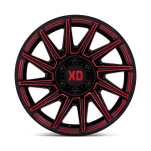 Felga aluminiowa XD867 SPECTER Gloss Black W/ Red Tint XD SERIES - 3