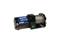 Husar Winch wyciągarka elektryczna ATV BST 2000LBS Y Lina stalowa 907kg UTV Quad PŁUG - 4