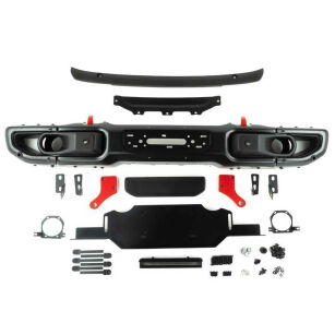 Zderzak aluminiowy przód z płytą pod wyciągarkę OFD Matowy