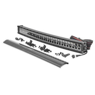 Listwa LED 30" podwójna zakrzywiona amber DRL spot/flood Rough Country Black Series