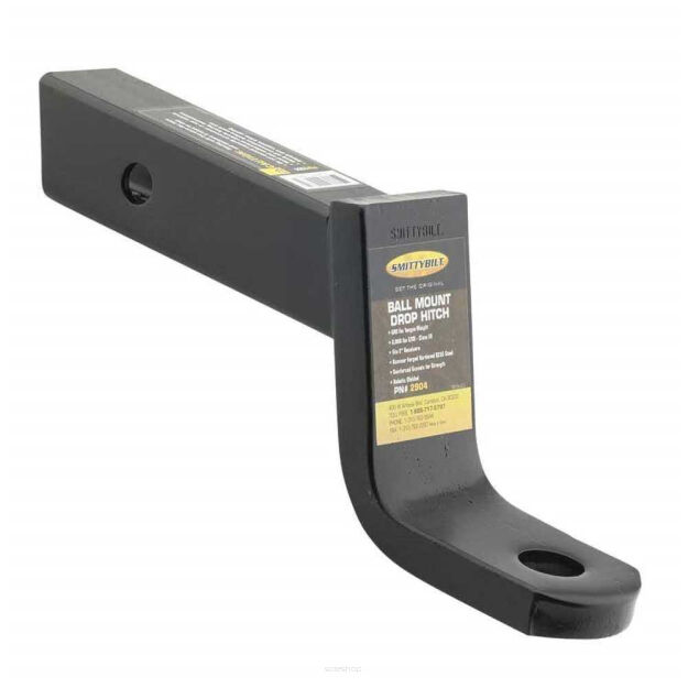 Hak holowniczy amerykański stalowy black Smittybilt Lift 4