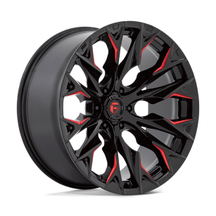 Felga aluminiowa D823 FLAME Gloss Black Milled W/ Candy Red FUEL