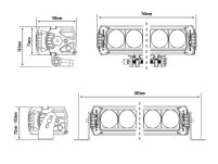 Dedykowany zestaw do montażu w fabrycznym grillu LAZER TRIPLE-R 16 ELITE  – Ford Ranger Raptor (2023 -) - 7