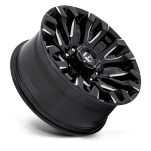 Felga aluminiowa D828 QUAKE Gloss Black Milled FUEL - 3