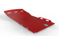 Osłona silnika i przedniego mostu Isuzu D-Max 2012-2017 czerwona - 4