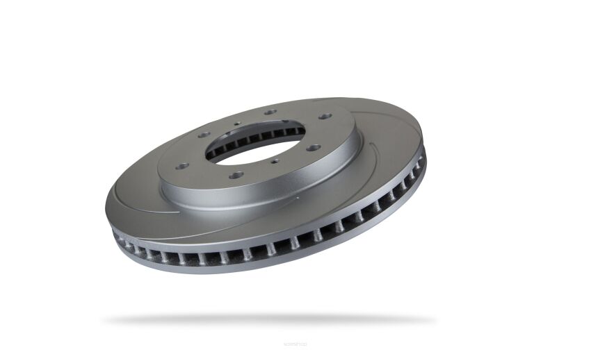 Pedders Slotted Geomet Coated Rotor