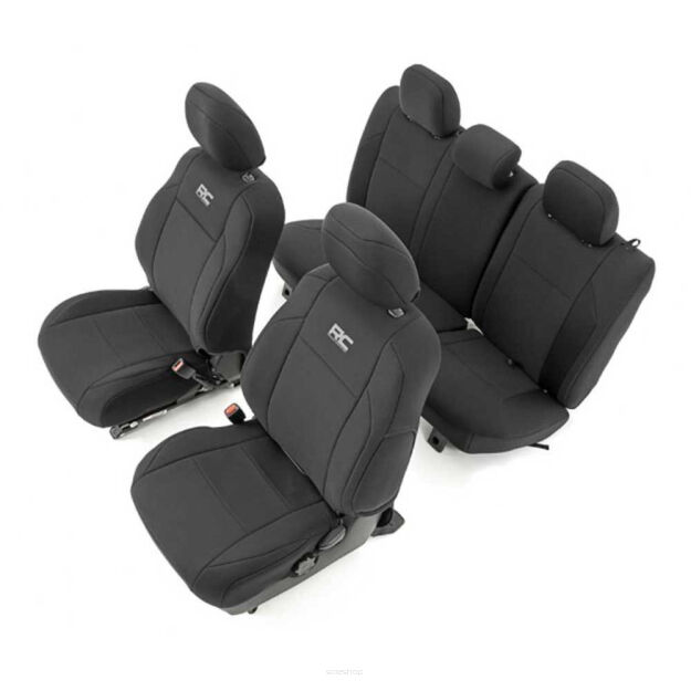 Komplet pokrowców na fotele neoprene black Rough Country