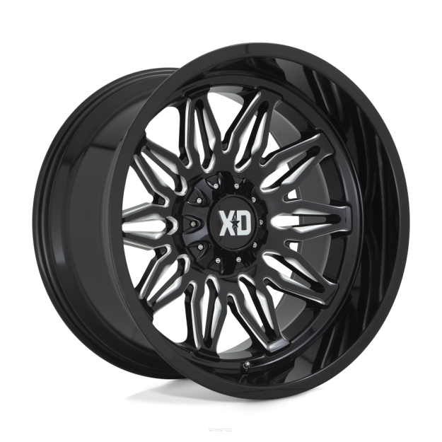 Felga aluminiowa XD859 GUNNER Gloss Black Milled XD SERIES