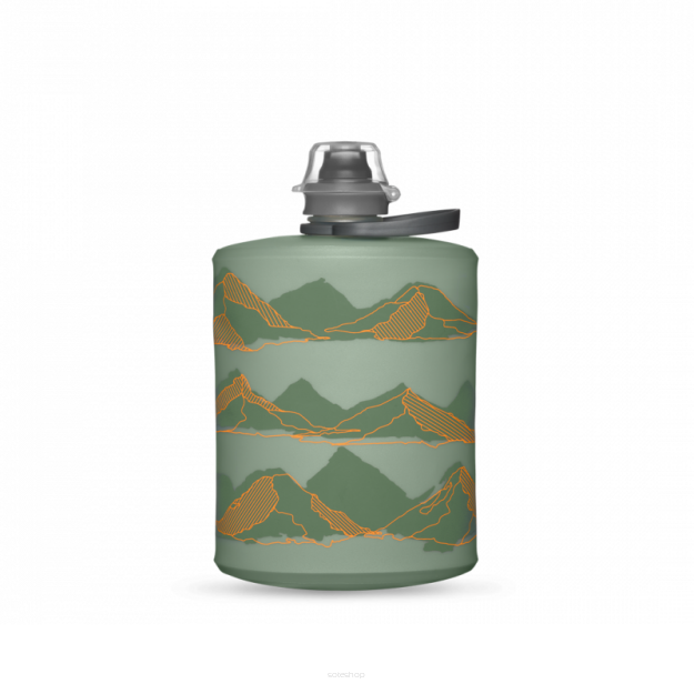 Butelka miękka składana Stow Mountain 500 ml zielona Hydrapak