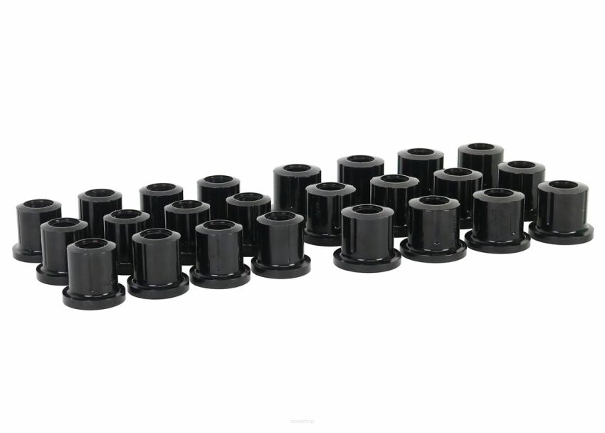 Front and Rear Leaf Spring and Shackle Bush Kit Severe Duty