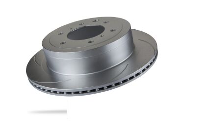 Pedders Slotted Geomet Coated Rotor