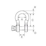 X-Bull czarna szekla omega 4,75T 3/4 z osłoną gumowa Atest CE WWL - 8