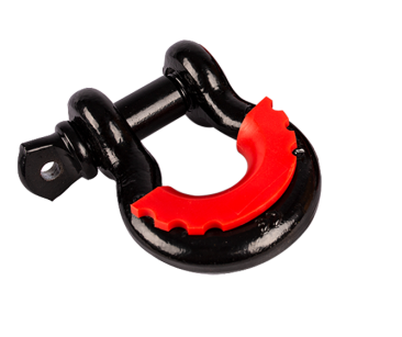 X-Bull czarna szekla omega 4,75T 3/4 z osłoną gumowa Atest CE WWL