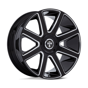 Felga aluminiowa DC273 PULL Gloss Black Milled DUB