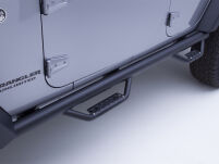 Progi Boczne Dominator D2 Go Rhino - Mitsubishi L200 16-18 Double Cab - 3