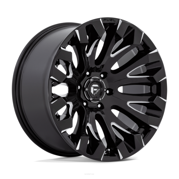 Felga aluminiowa D828 QUAKE Gloss Black Milled FUEL