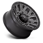 Felga aluminiowa D825 TRACTION Matte Gunmetal W/ Black Ring FUEL - 2