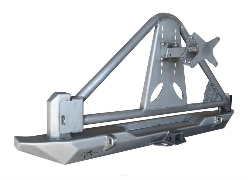 Zderzak tylny Rock Brawler z mocowaniem koła i szekli stalowy POISON SPYDER - Jeep Wrangler TJ