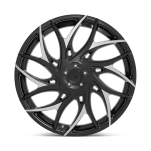 Felga aluminiowa S259 G.O.A.T. Gloss Black W/ Machined Spokes DUB - 2