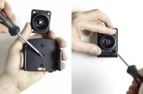 Uchwyt regulowany do Apple iPhone Xr w futerale lub obudowie o wymiarach: 70-83 mm (szer.), 2-10 mm (grubość) - 4