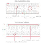 Płyta do mocowania akcesoriów Go Rhino SRM Overland - 7