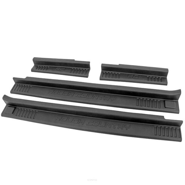 Nakładki na progi przód i tył Rough Country - Jeep Wrangler JK 4 Drzwi 07-18