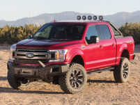 Progi Boczne Dominator D6 Go Rhino - Nissan Navara NP300 15- Crew Cab - 6