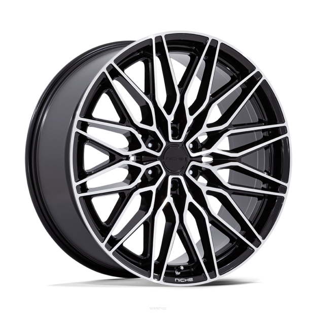 Felga aluminiowa NC278 CALABRIA 6 Gloss Black W/ Machined NICHE ROAD WHEELS
