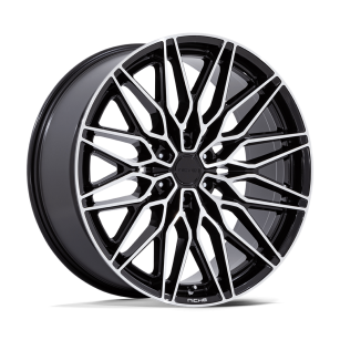Felga aluminiowa NC278 CALABRIA 6 Gloss Black W/ Machined NICHE ROAD WHEELS