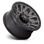 Felga aluminiowa D825 TRACTION Matte Gunmetal W/ Black Ring FUEL - 2