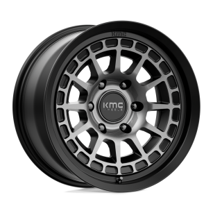 Felga aluminiowa KM719 CANYON Satin Black W/ Gray Tint KMC