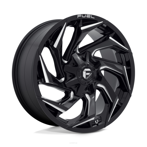 Felga aluminiowa D753 REACTION Gloss Black Milled FUEL