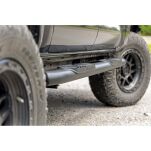 Progi, stopnie boczne czarne Rough Country Oval Nerf Steps Double Cab - 6