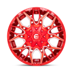 Felga aluminiowa D771 TWITCH Candy Red Milled FUEL - 3