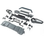 Zderzak stalowy przód z bull barem i płytą pod wyciągarkę - 2