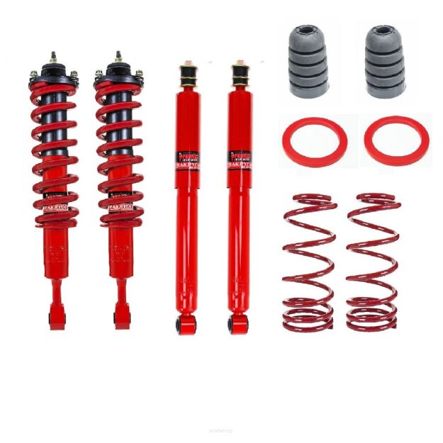 Pedders Air Suspension Conversion Kit. With Fully Assembled front struts. Toyota LC5 / Prado / Landcruiser 120 series