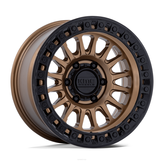 Felga aluminiowa KM552 IMS Matte Bronze W Gloss Black Lip KMC